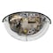 Se-Kure HALF DOME MIRROR-PLASTIC BACK, 48", Acrylic, 48", Plastic, Half-Round, 180 Degrees Viewing Angle ONV-180-48-PB - alternate 1